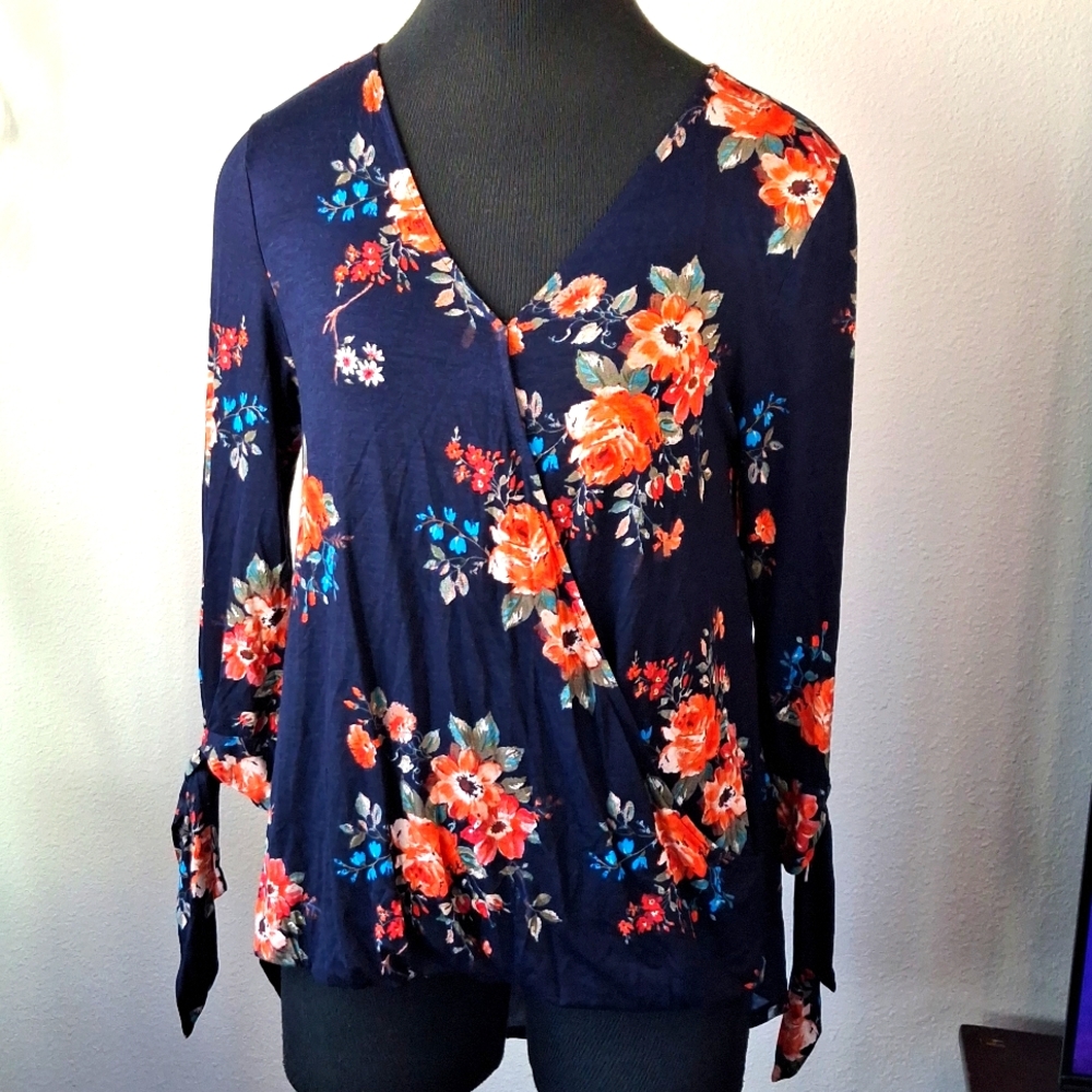 NWT Stitch Fix Beacon Women's Imay Tie Sleeve Knit Top size S